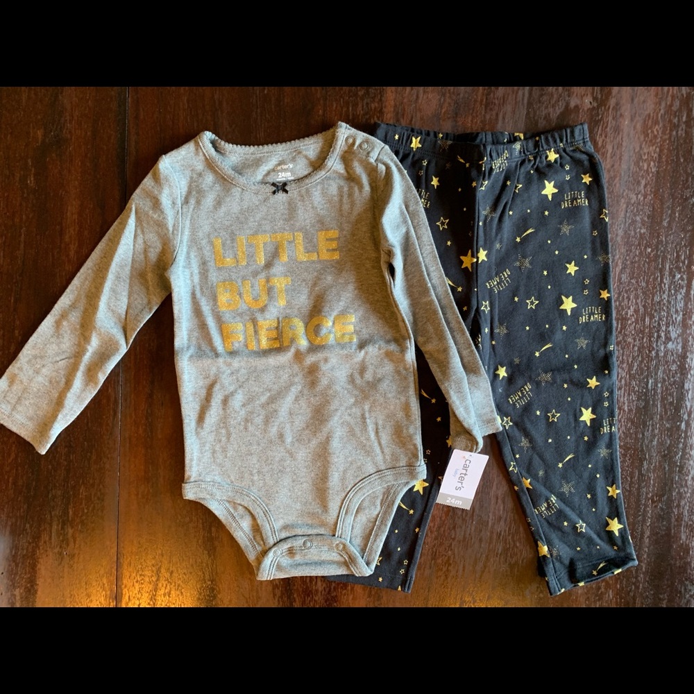Long sleeve bodysuit with pants set
